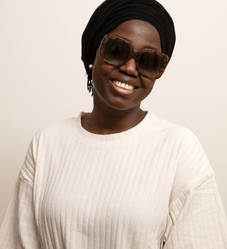 Mio Brown Marble Sunglasses