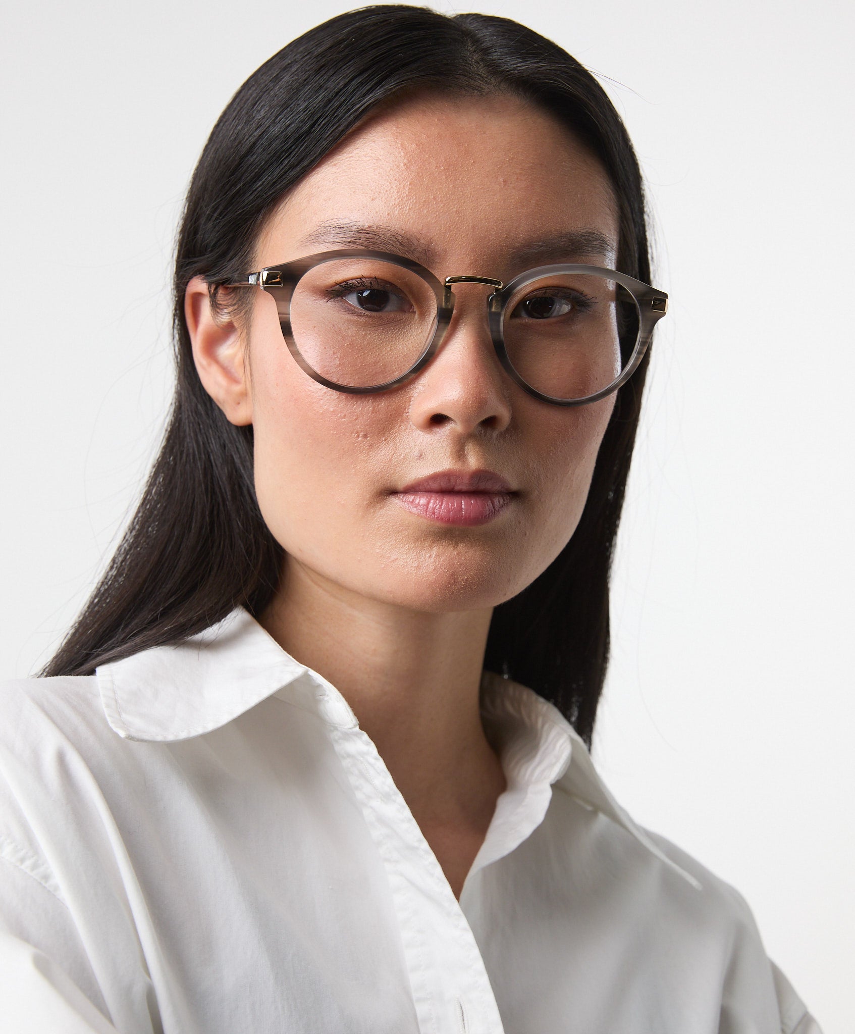 Ann Grey Marble Blue Light