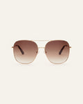 Ella Gold Sunglasses, front