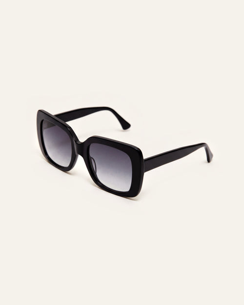 Mio Black Sunglasses, three quarter