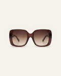 Mio Chocolate Sunglasses, front
