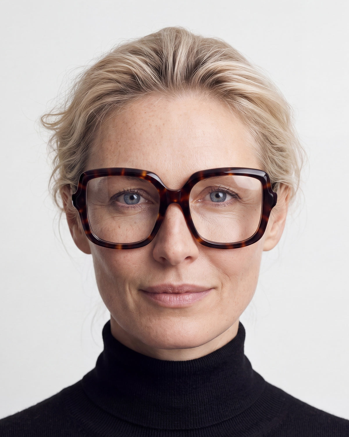 Elara in tortoiseshell, worn