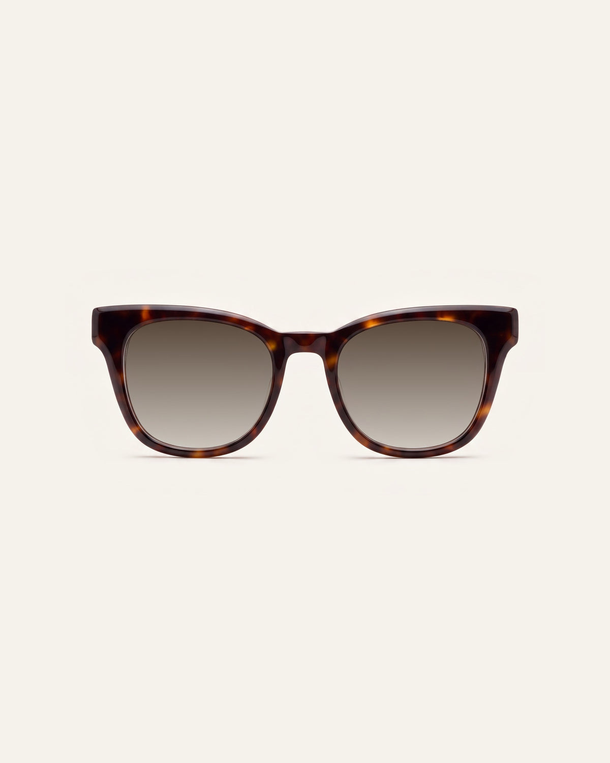 Zoey in tortoiseshell, front, Sun lenses