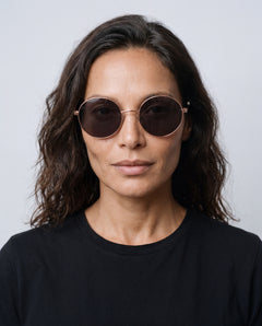 Grace Rose Gold Deep Smoke Progressive Sunglasses