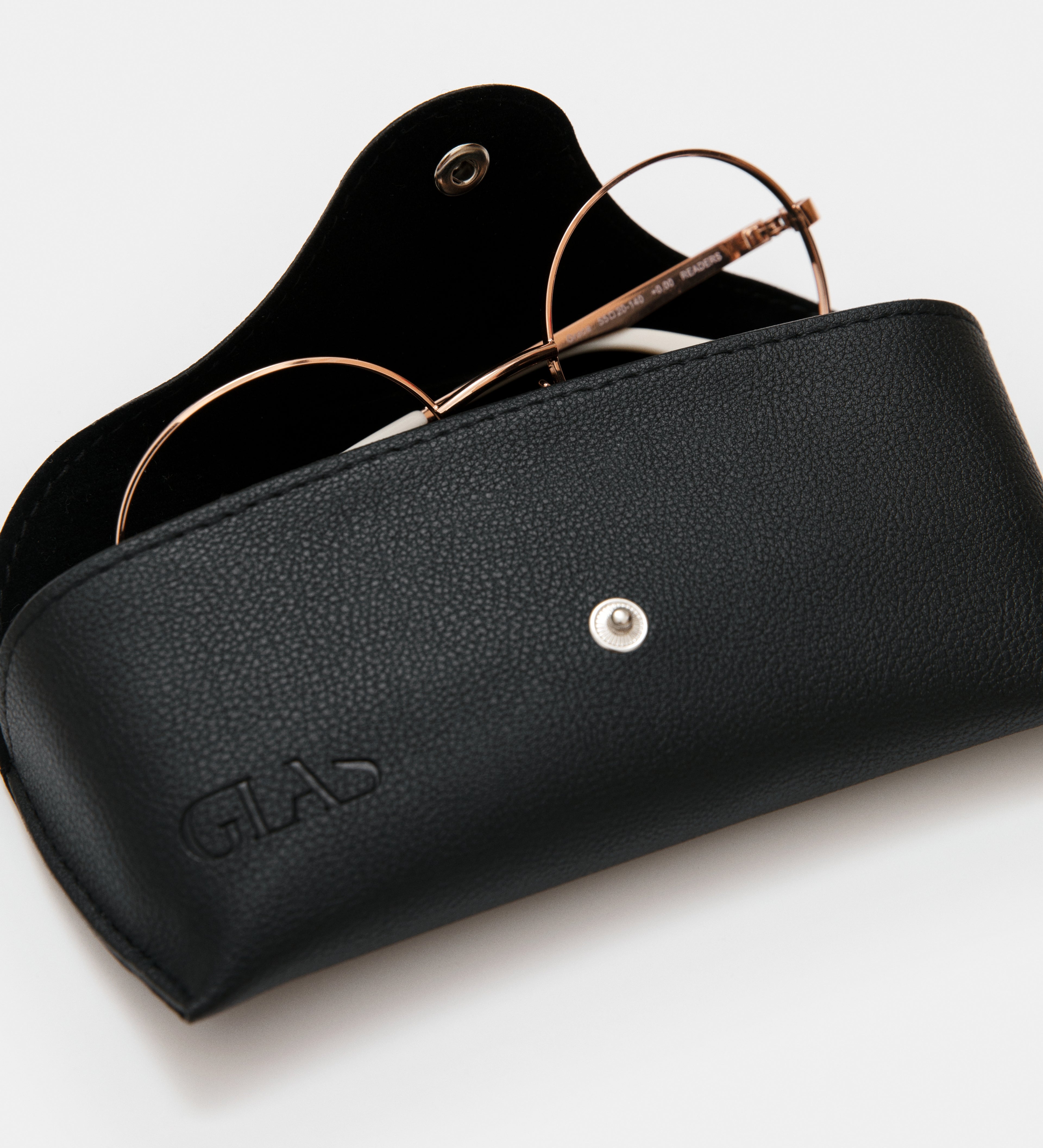 Case in vegan leather Black